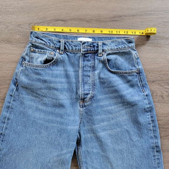 Boyish Charley Wide Leg Cropped Jeans in Greed Wash Size 25 - Picture 11 of 16